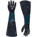 Robuste Sandstrahlhandschuhe aus Gummi, 60 cm, Mikrostrahlhandschuhe, für Sandstrahlkabine Modell 60, 90, 110, 260, 1, 2