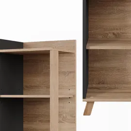 Vicco Midischrank Karen 40 x 35 x 128 cm Braun