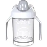 Twistshake Babyflasche Trinkbecher - Mini Becher für Babys ab 4 Monaten 230 ml weiß