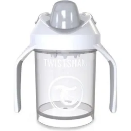Twistshake Babyflasche Trinkbecher - Mini Becher für Babys ab 4 Monaten 230 ml weiß