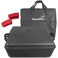 Skandika Dutch Oven Flame Master Square 7,4 L | Gusseisen Topf | Grillen, Camping EINHEITSGRÖSSE