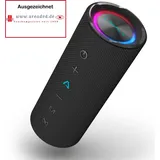 Lamax Sounder2 Play Bluetooth Lautsprecher, 24 Stunden Hörvergnügen, Hervorragende 24 W Leistung, Visuelle Effekte, Bluetooth 5.3, IP67 Wasserbeständigkeit, Mikrofon für Anrufe