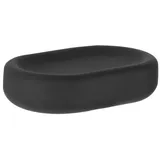 GESSI Goccia Seifenhalter Standversion, Schale aus GRES, schwarz, 38026, 38026031