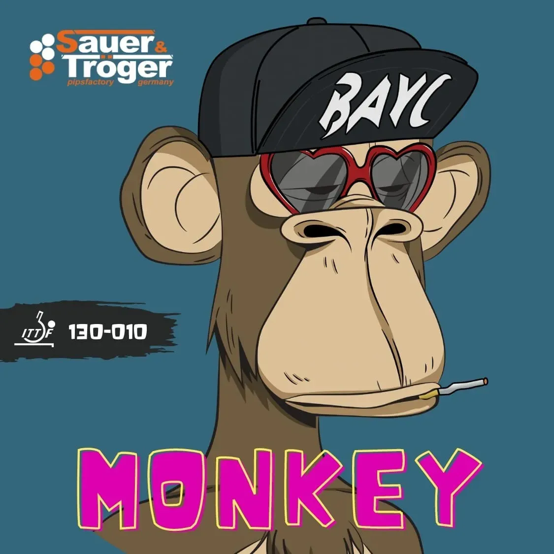 Sauer+Tröger Belag Monkey schwarz 0,6 - schwarz 0,6