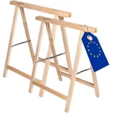 Modo24 Sägebock Holzbock, Klappbock, Arbeitsbock, Tapezierbock, Montagebock, Unterstellbock SDKM, 73x73x44 cm, 4 Farben und verschiedene Sets