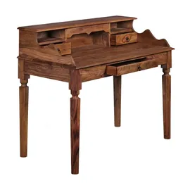 Wohnling Schreibtisch Sheesham 60 cm x 115 cm x 100 cm