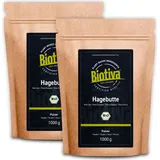 Biotiva Hagebutten Pulver Bio 2000 g