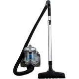 Amazon Basics Zylinder-Staubsauger, leistungsstark, kompakt und leicht, ohne Beutel, für Hart- und Teppichböden, HEPA-Filter, 700 W, 1,5 l, EU, Schwarz/Blau
