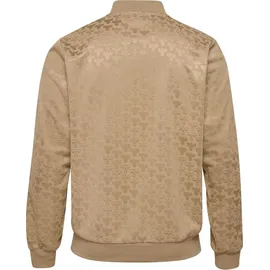 hummel Archive Regular Poly Jacket AOP Jacke Trainingsjacke Sportjacke beige/gold/blau 227580-8173, Größe:S - Beige - S