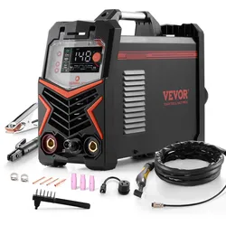VEVOR WIG Schweißgerät 3-in-1 Elektroschweißgerät Puls MMA Stick IGBT Inverter