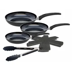 Pfannen-Set ELO - MEINE KÜCHE "Prima Cucina 6 teilig", schwarz, Pfannen, Induktion