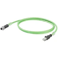 Weidmüller 2124020002 Sensor-/Aktor-Datensteckverbinder, konfektioniert M12 0.20 m Polzahl: 8