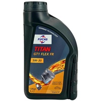 FUCHS Titan GT1 Flex FR 5W-30 Motorenöl 1 Liter, Weiß