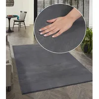 MERINOS Teppich MERINOS "Focus 47", grau (anthrazit), B:140cm H:11mm