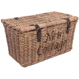Korbtruhe New Cottage klein Korb Rattan Rattankorb Naturrrattan Geflecht - ca. 58 cm X ca. 30 cm X ca. 27 cm