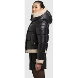 khujo Winterjacke "Nessie2", Damen, Gr. XXL (44), schwarz, Obermaterial: 100% Nylon. Innenfutter: 100% Polyester. Wattierung: 100% Polyester.