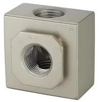 Riegler Verteiler G 3/8 Zoll mit 2 Abgängen BG