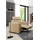Fun Möbel Fernsehsessel CANTON Stoff 94 x 92 x 0 cm Beige mit Kissen
