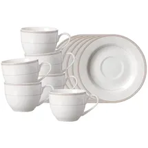 Ritzenhoff & Breker Espressotasse mit Untertasse 0,09 l Beige 6 St.