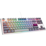 Ducky One 3 Mist Grey TKL toetsenbord (US, Kabelgebunden), Tastatur, Silber