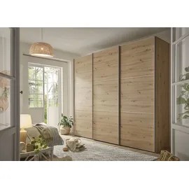 STAUD Schwebetürenschrank Includo 280 x 222 x 68 cm Braun