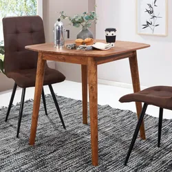 Kadima Design Sheeshamholz Esszimmertisch, robust und langlebig im Landhausstil. 80x80x78 cm