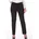 Stoffhose in Bi-Stretch Kammgarnoptik mit Bügelfalte Damen Gr 48 N-Gr schwarz Web Obermaterial 63 Polyester 35 Viskose 2 Elasthan unifarben weit unten schmal normal Hosen Stoffhose Sommerhose ideal für kräftige Oberschenkel