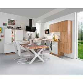 PRO.COM Wilson 200 x 76 x 100 cm perlweiß/wildeiche