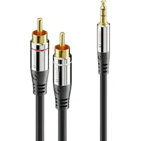 Sonero 2x Cinch auf 3.5mm Audio Kabel 7.5m Audio-Kabel