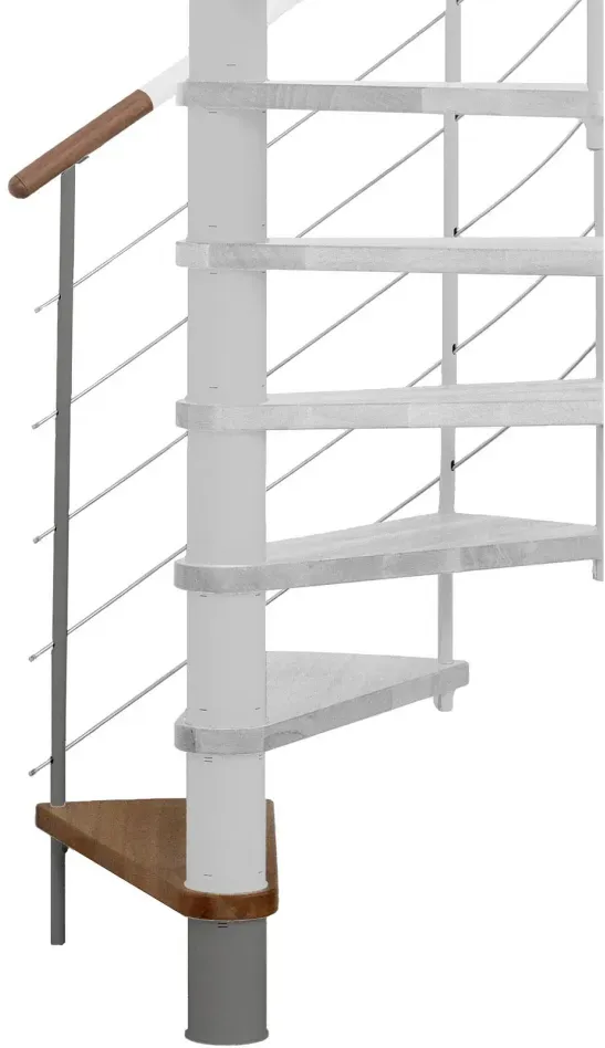 Minka Höhenerweiterung für Venezia, 356 cm, 160 cm,Buche,Grau,lackiert