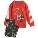 Adidas Disney Mickey Mouse Joggers Set Bright Red / Off White / Semi Spark 74