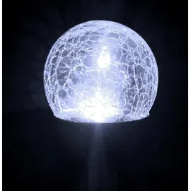 EAXUS 9er Set LED Kugel Solarleuchte Solar Lampe Kugelleuchte Edelstahl Gartenleuchte Solarlampe Wegleuchte Gartenbeleuchtung