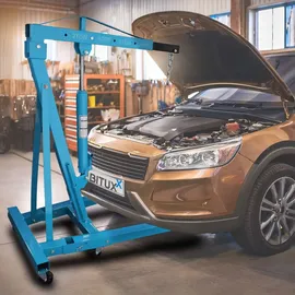 BITUXX Werkstatt Hebekran 2000 kg Stahl