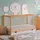 Kids Collective Babybett mit Schublade und Matratze Weiß 60 x 120 cm
