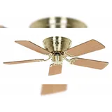 CasaFan Classic Flat III 103 cm Deckenventilator Messing gebürstet