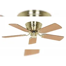 CasaFan Classic Flat III 103 cm Deckenventilator Messing gebürstet