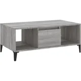 furnicato Couchtisch Grau Sonoma 90 x 50 x 36,5 cm