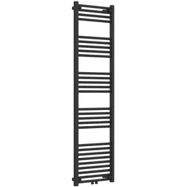 neu.haus Handtuchheizkörper Voss 1600 x 500 mm 655 W schwarz Mittelventil