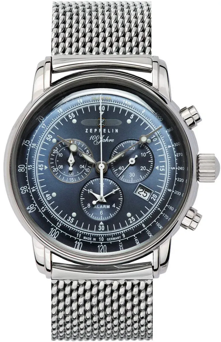 Zeppelin 100 Jahre Zeppelin Chrono 7680-3M - 42 - Blau