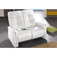 exxpo - sofa fashion 2-Sitzer »Tivoli, Kinosofa, bequem und komfortabel durch die Relaxfunktion«, (2-sitzig), schmale Armlehnen, hohe Rückenlehne weiß
