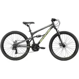 Bikestar Fahrräder Gr. 42cm, 27.5 Zoll (69,85cm), Schwarz für Damen und Herren, Kettenschaltung