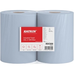 KATRIN Putztuchrollen 2-lagig blau