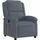 vidaXL Massagesessel Dunkelgrau Samt 86,5 x 99,5 x 0 cm Grau mit Fernbedienung