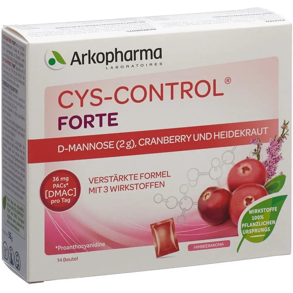 Arkopharma Cys-Control® Fort F-Mannose, Cranberry und Bruyère