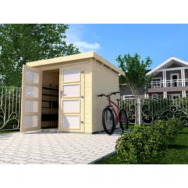 Weka Gartenhaus 321 2,99 x 2,5 m natur