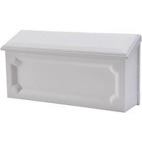 Architectural Mailboxes Windsor Briefkasten, kleine Kapazität, Kunststoff, Wandmontage, Weiß