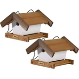 Dobar dobar® Vogelhaus »Goldener Oktober«, hängend, 2er Set