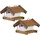 Dobar dobar® Vogelhaus »Goldener Oktober«, hängend, 2er Set
