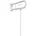 in Toliettenpapierhalter Standfuß Eisen 100x800x866 mm 120 kg Traglast für Bad WC zum Bohren