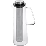 Weis Glaskaraffe 1l mit Edelstahlfilter